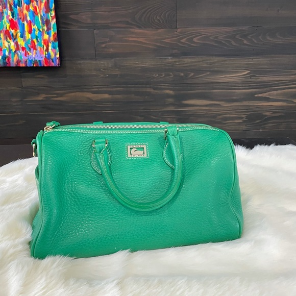 | nwt | Green Leather Dooney & Bourke Handbag - Picture 2 of 7